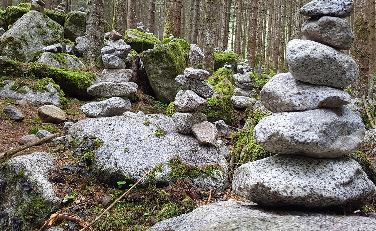 Pärchen küsst sich vor einem Holzzaun